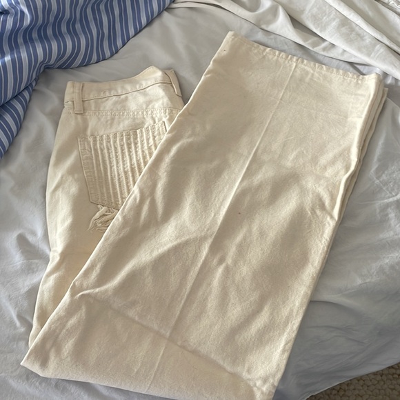 Wide leg cream jeans - Picture 4 of 4